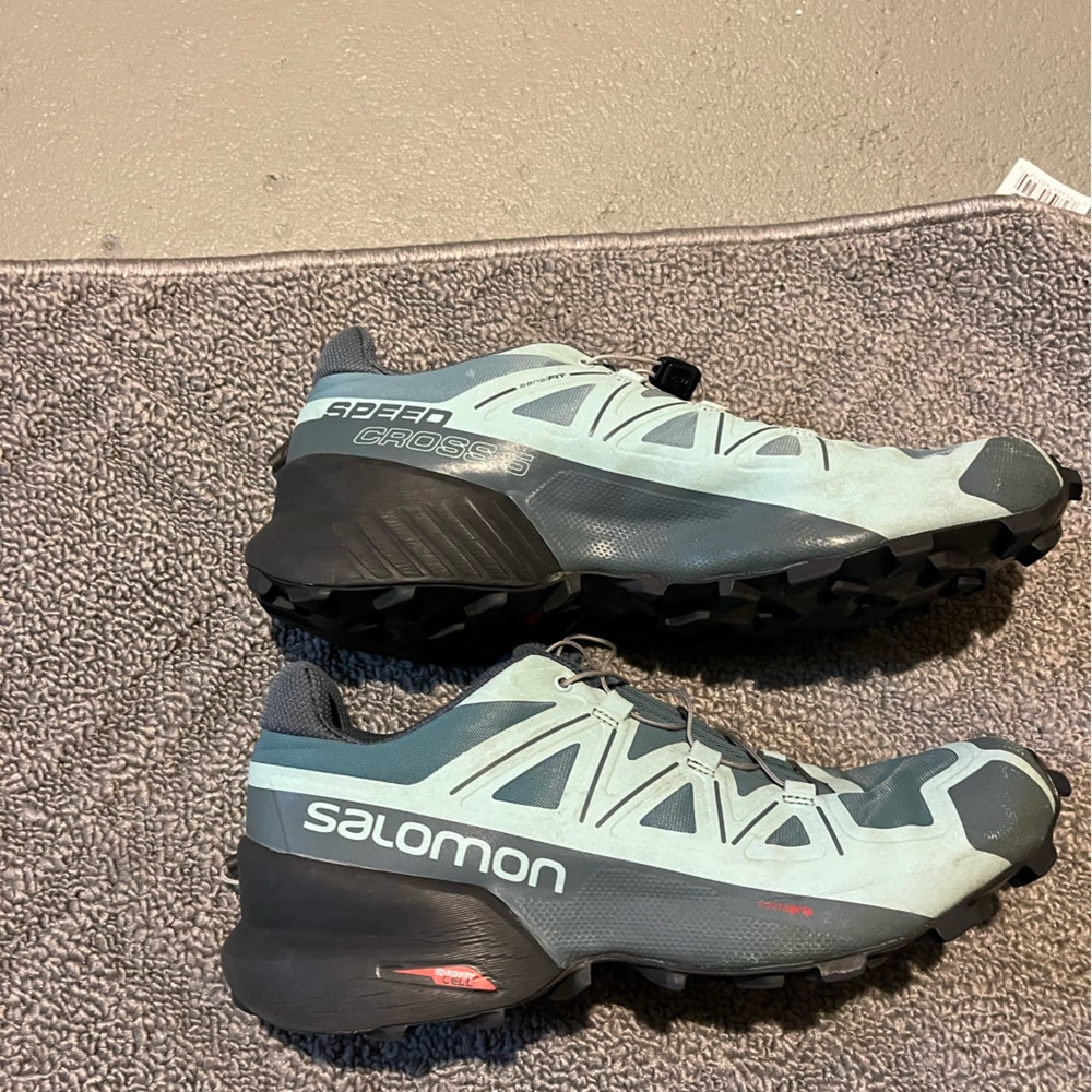 Salomon Women's Athletic Shoes - Light Blue and Black